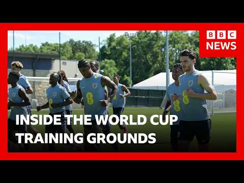BBC tests out England and Argentina’s World Cup training grounds in Kansas City | BBC News