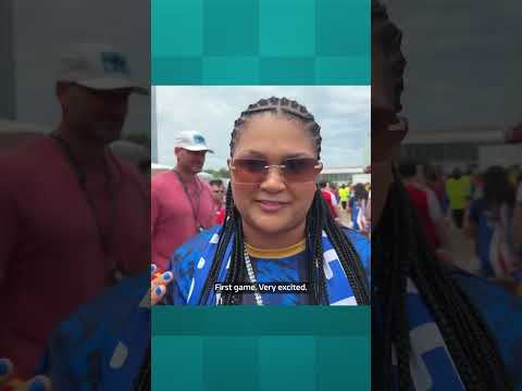 Cape Verde fans celebrate as the small island nation shocks the world