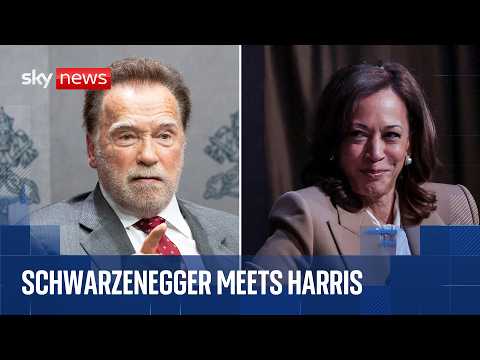 Arnold Schwarzenegger and Kamala Harris discuss climate change