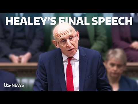 WATCH LIVE: Ex-Defence Secretary John Healey delivers resignation statement