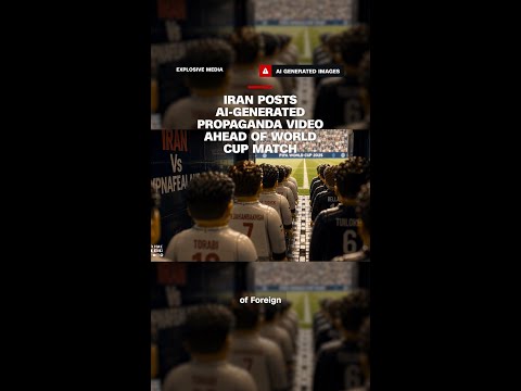 Iran posts AI-generated propaganda video ahead of World Cup match
