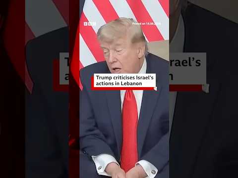 Trump said he’d “suggested to Israel to let Syria take care of Hezbollah”. #BBCNews