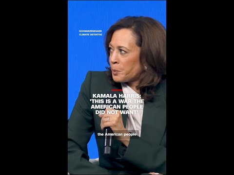 Kamala Harris: ‘This is a war the American people did not want’