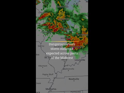 Dangerous severe storm outbreak expected across parts of the Midwest