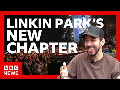 Linkin Park on their favourite UK rappers, gaming and headlining Download | BBC News