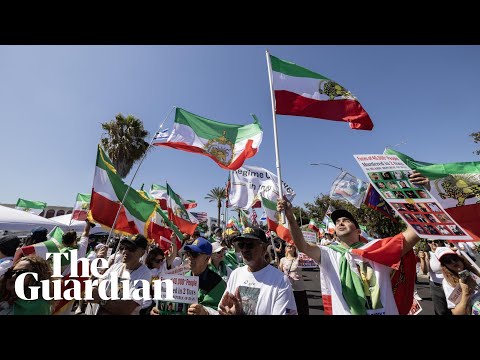 Anti-regime protests take place outside Iran’s first World Cup match