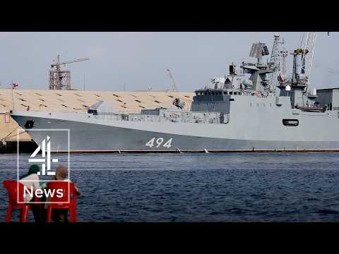 Russian warship fires warning shots in English Channel