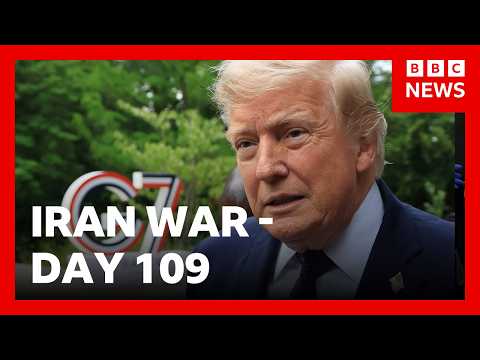 Trump says Iran will ‘never have a nuclear weapon’, as he attends G7 summit | BBC News