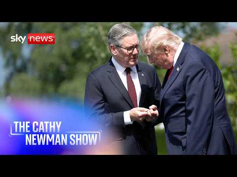 Keir Starmer caught on hot mic at G7 meeting in France | The Cathy Newman Show