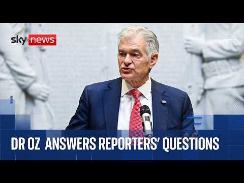 White House press briefing, held by Dr Oz