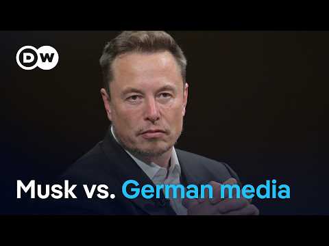Elon Musk moves against German broadcaster ZDF after riot report | DW News