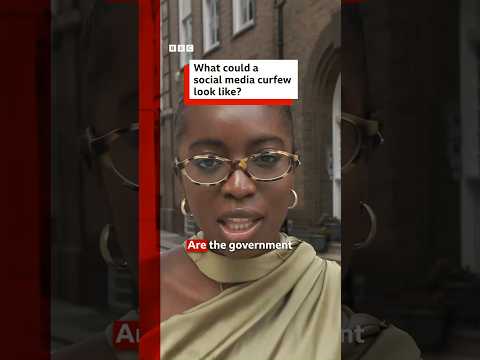 The UK government is a considering an overnight social media curfew. #BBCNews