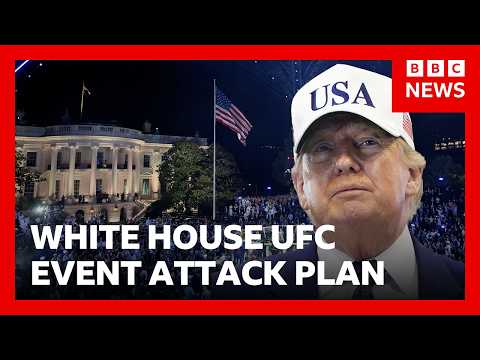 Group planned to attack White House UFC event using drones, FBI says | BBC News