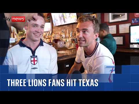 England ready for Croatia as thousands of fans arrive in Texas