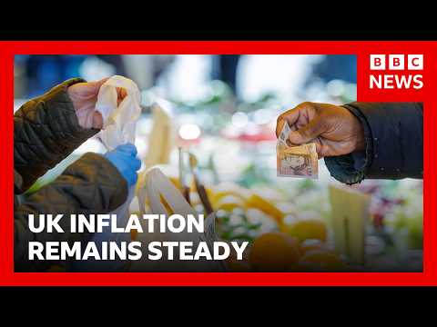 UK Inflation remains steady as food price rises ease | BBC News