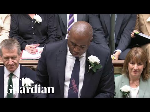 PMQs: Deputy PM David Lammy takes questions in parliament – watch live
