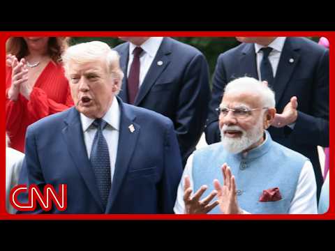 Trump meets with Indian PM Modi