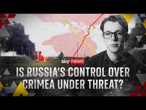 Ukrainian drones suffocating Russian supply routes into Crimea