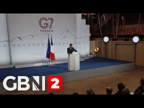 WATCH: President Macron speaks at G7 summit