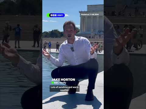 Why has the Lincoln Memorial Reflecting Pool turned green? #BBCNews
