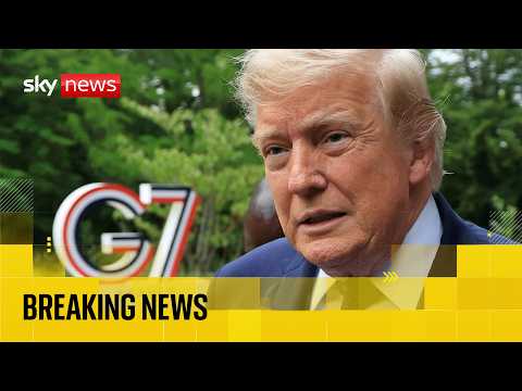 Trump’s leaves G7 Summit for Versailles
