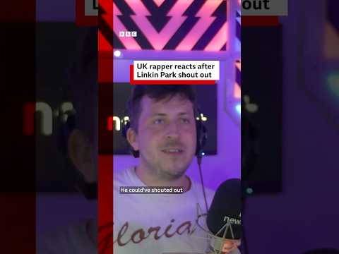 UK rapper reacts after Linkin Park shout out.  #LinkinPark #MikeShinoda #SteezeFactory #BBCNews
