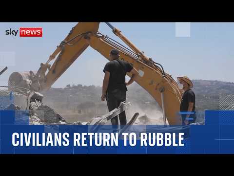 ‘No forces in the world will be able to uproot us,’ says Hezbollah as Lebanese return home