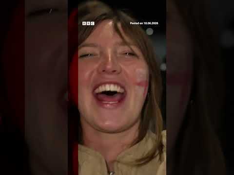 England fans react to World Cup win against Croatia #BBCNews
