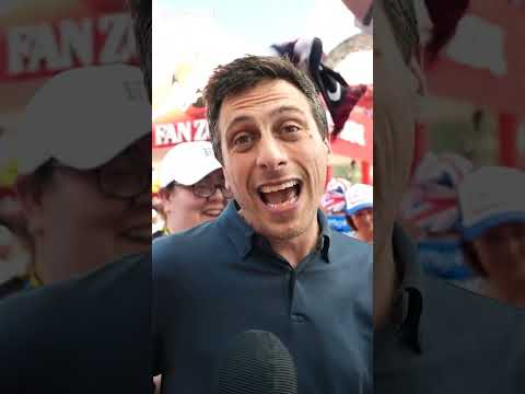 ‘It’s coming home!’: Sky reporter mobbed by England fans