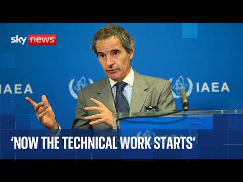 UN nuclear watchdog chief speaks following US-Iran peace deal