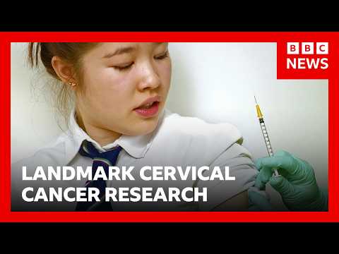 Young women now have ‘close to zero’ risk of cervical cancer death after HPV jab | BBC News