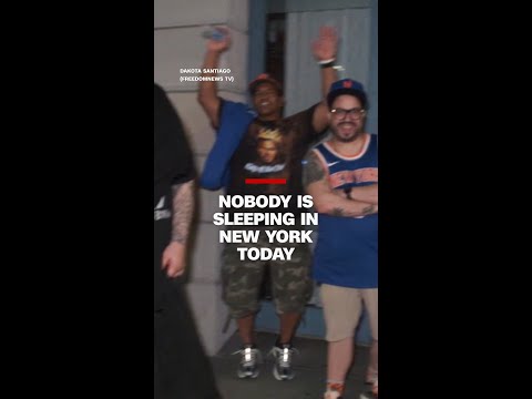 Nobody is sleeping in New York today