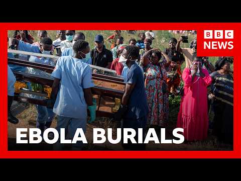 Ebola mourners learn how to grieve safely after outbreak in DR Congo | BBC News