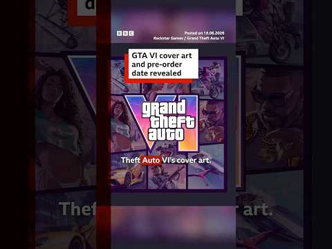 Grand Theft Auto VI cover art and pre-order dates revealed. #GTAVI #GrandTheftAuto #Gaming #BBCNews