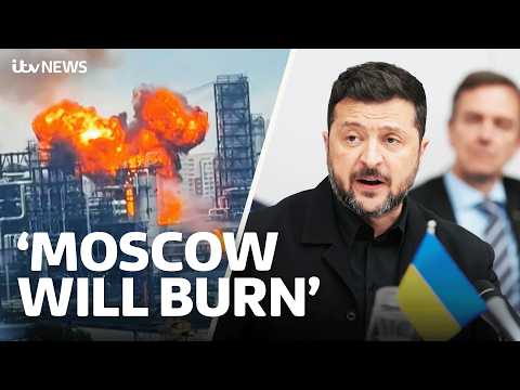 Footage captures ‘biggest Ukrainian attack on Moscow since war began’