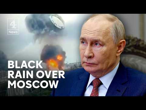 Moscow choked with smoke after massive Ukraine drone attack