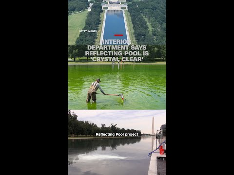 Interior Department says Reflecting Pool is ‘crystal clear’