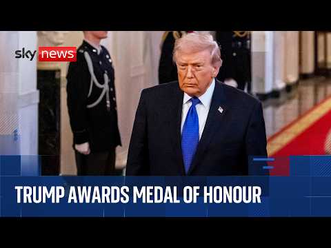 Trump hosts Medal of Honour Ceremony