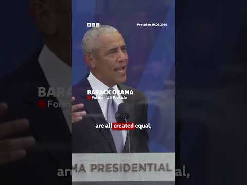 ‘There will be no kings’ – Obama speaks at presidential centre opening #BBCNews