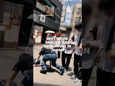 Why more minors are upskirting in Japan