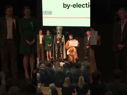 WATCH: Andy Burnham EVACUATED from stage after winning Makerfield by-election