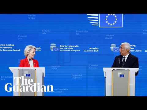 Ursula von der Leyen and Antonio Costa hold press conference after EU leaders summit – watch live