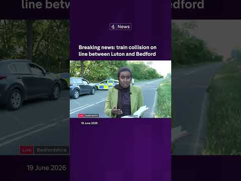 Breaking news: train collision on line between Luton and Bedford