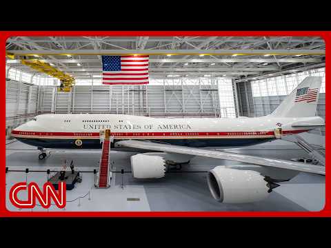 Live: Trump unveils new Air Force One