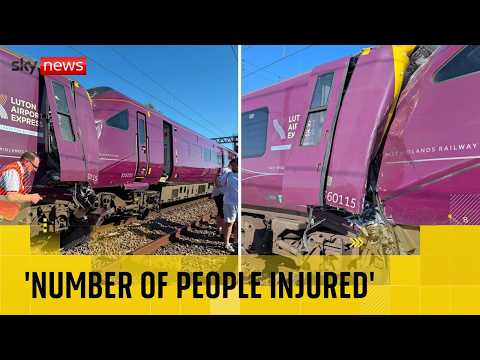 Two trains collide near Bedford leaving multiple people injured, emergency services confirm