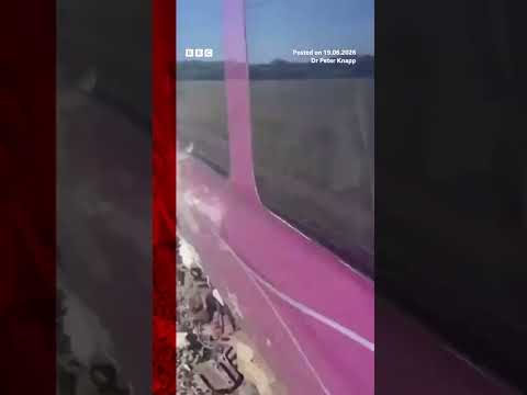 Footage shows scene on board Bedford train after fatal crash. #Bedford #Train #BBCNews