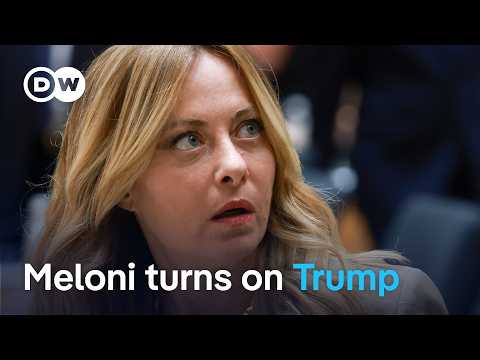Italy’s Meloni fires back after Trump says she ‘begged’ for photo | DW News