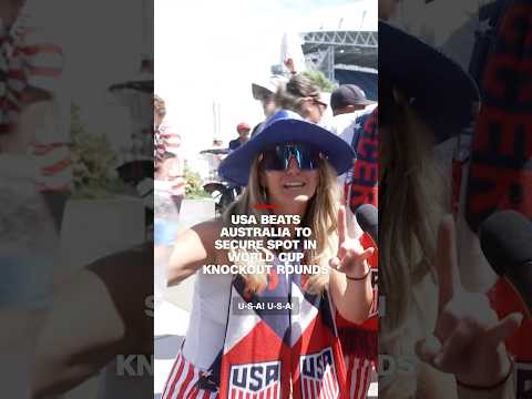 USA beats Australia to secure spot in World Cup knockout rounds