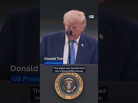 US President Trump unveils new Air Force One gifted by Qatar | DW News