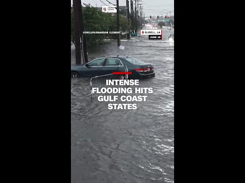 Intense flooding hits Gulf Coast states